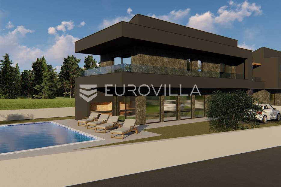 Istra, Marčana - prostrana i moderna kamena villa "B" s bazenom, NKP 235 m2 - cover