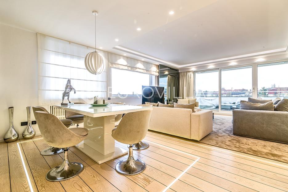 Zagreb, Šalata, luksuzan četverosoban penthouse NKP 253,03 m2 s vrtom - cover