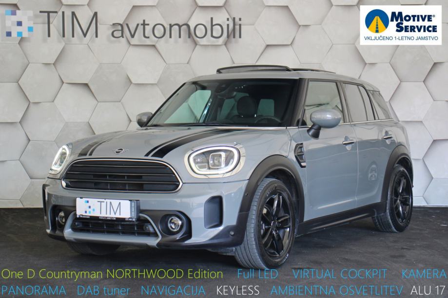 MINI Countryman One D NORTHWOOD Edition PANORAMA DAB tuner KAMERA - cover