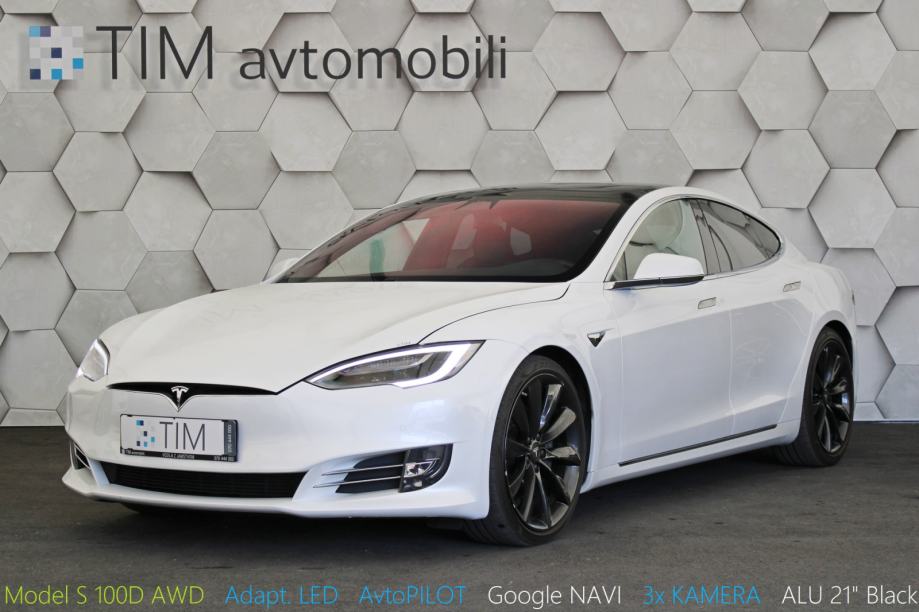 Tesla Model S 100D AWD Adapt.LED COCKPIT AutoPILOT KAMERA ALU 21 - cover