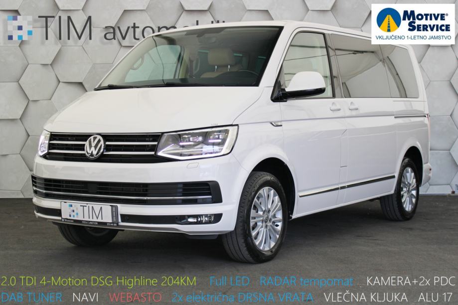 Volkswagen Multivan 2.0TDI 4Motion DSG Highline 204KM Full LED WEBASTO - cover