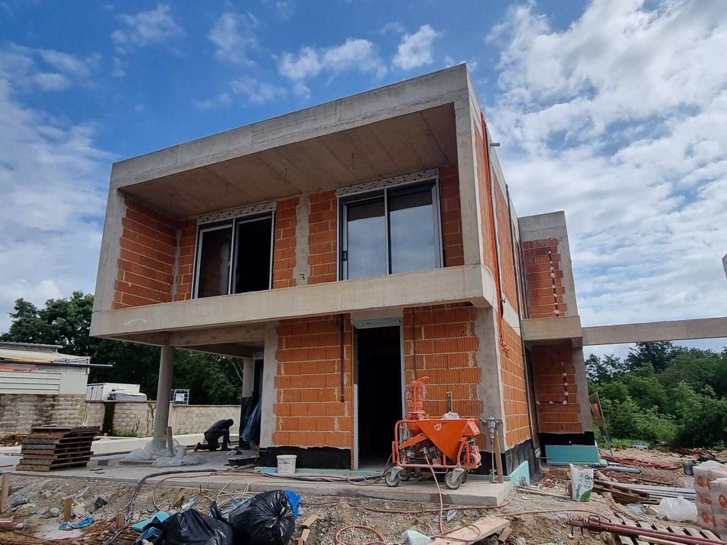 NOVOGRADNJA POREČ!! Vila moderenog dizajna sa bazenom, 2 km od  mora - cover