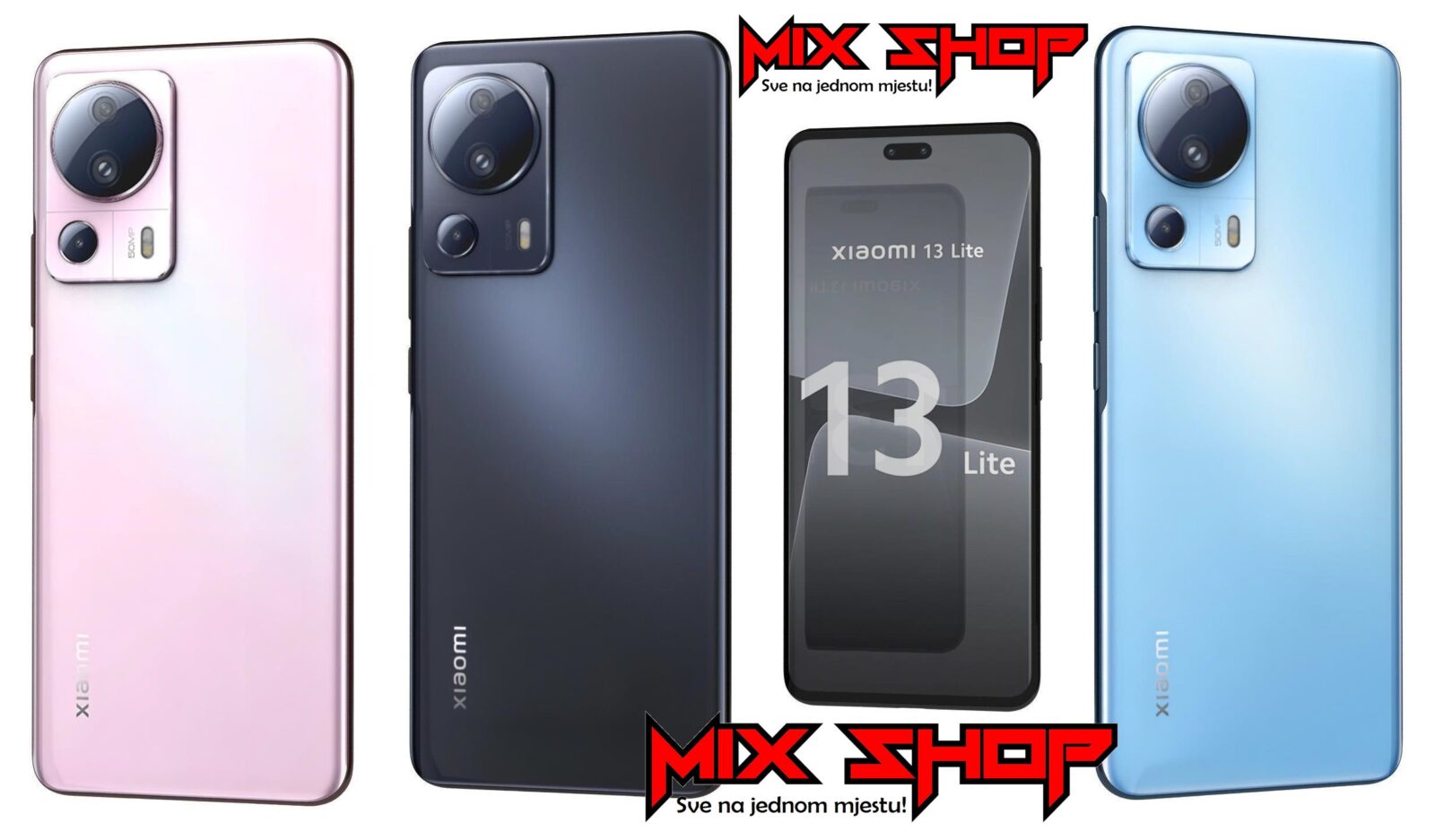 XIAOMI MI 13 LITE 5G 8GB/256GB NOVO GARANCIJA, ZAMJENA DA, RAZNE BOJE - cover