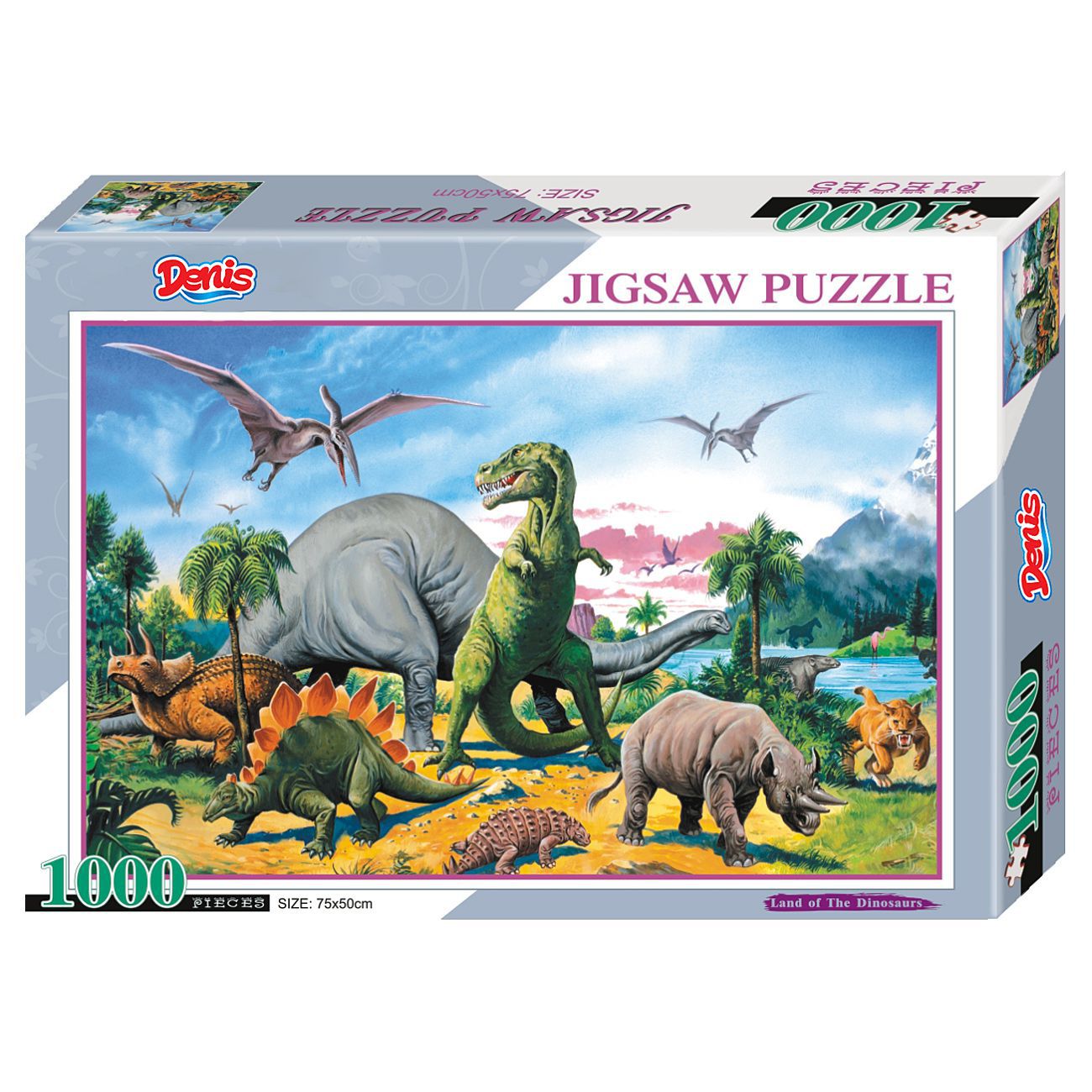 Puzzle / Slagalica Land of the Dinosaurs 1000 kom - cover