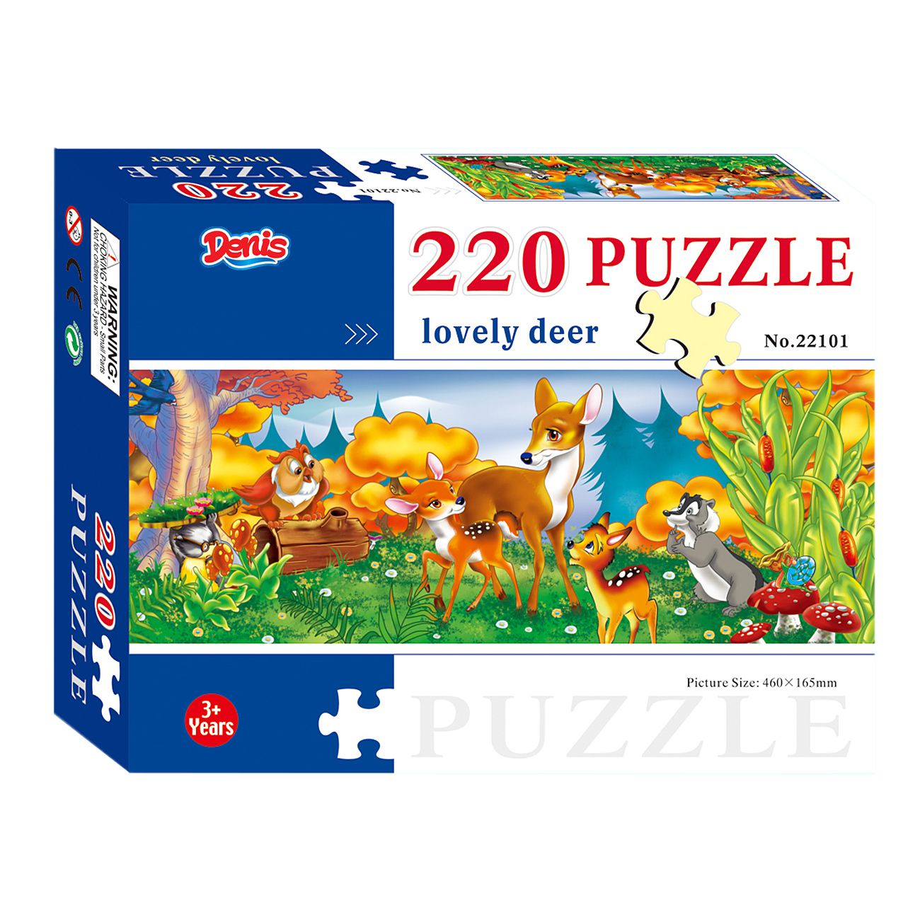 Puzzle / Slagalica Ljupka srna i lanad 220 kom - cover