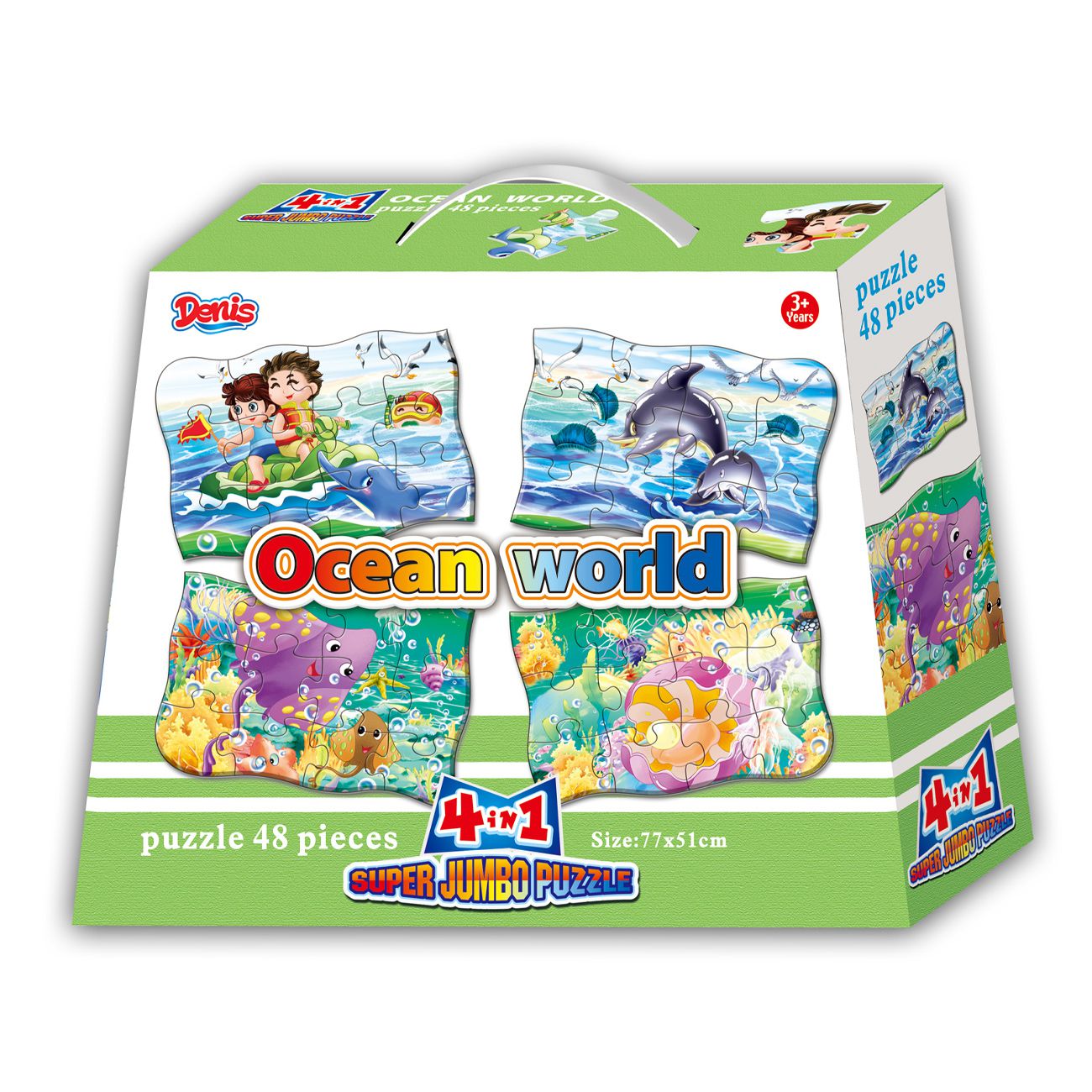 Puzzle / Slagalica Oceanski svijet 4/1 - 48 kom - cover
