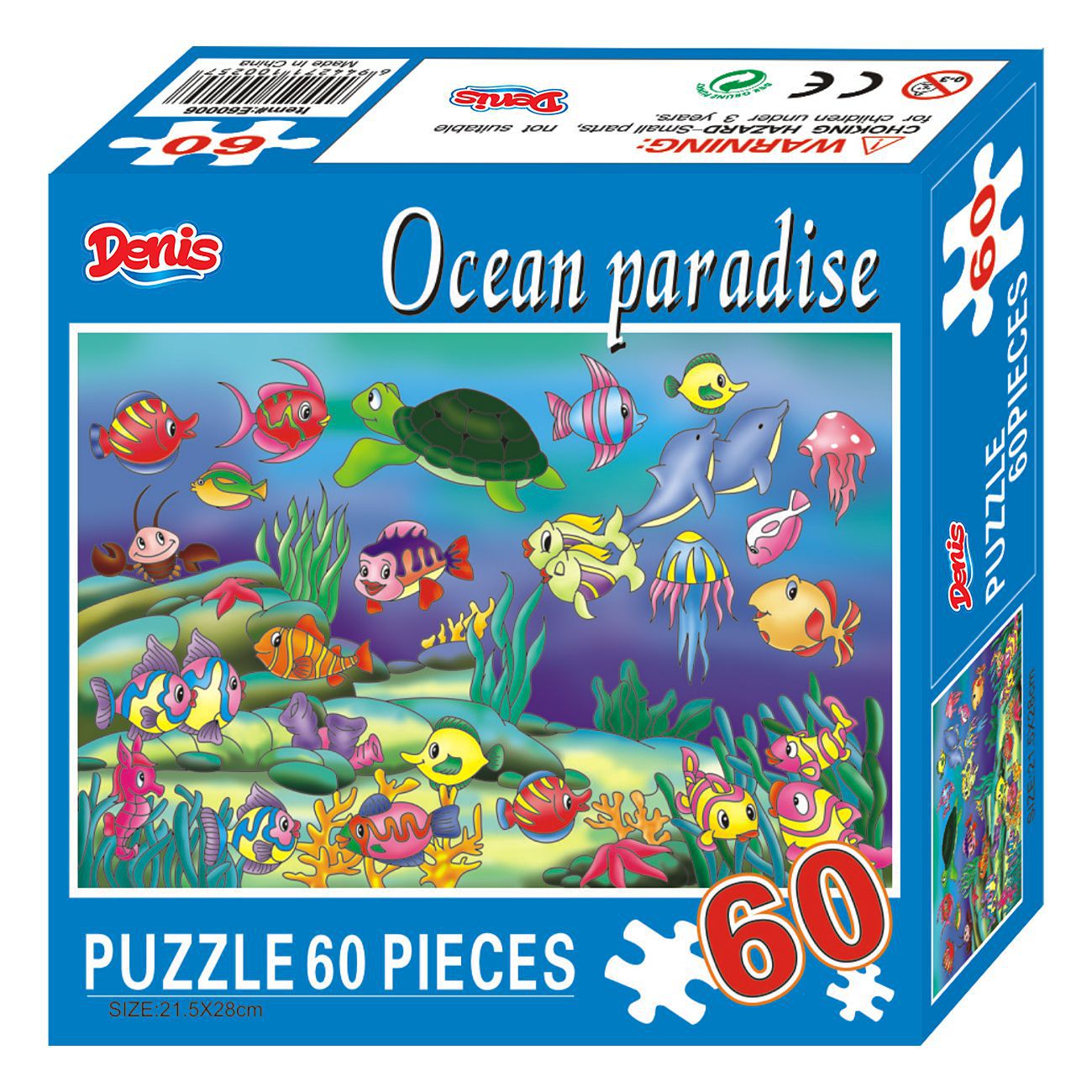 Puzzle / Slagalica Ocean paradise 60 kom - cover