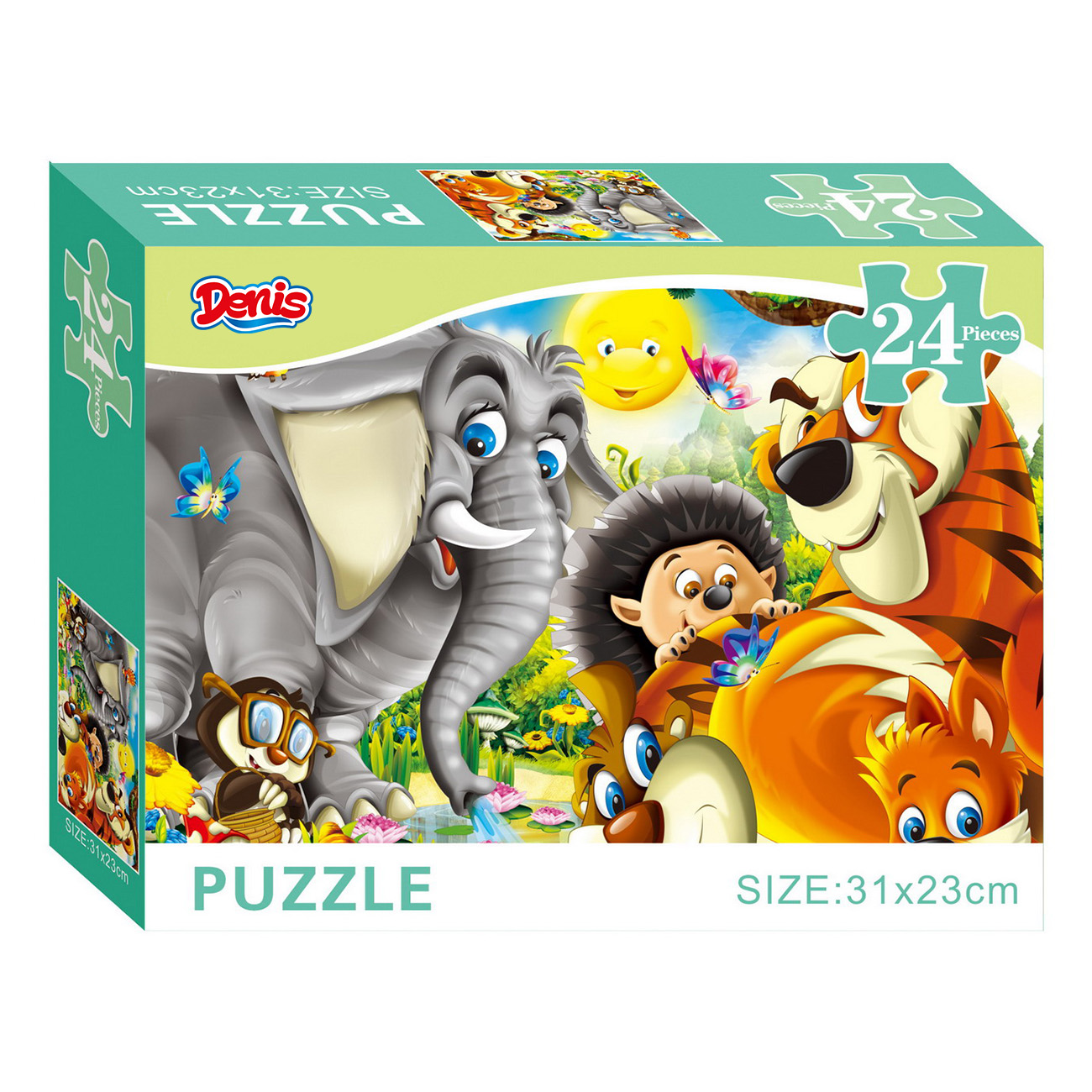 Puzzle / Slagalica, 24 kom, Životinje džungle - cover