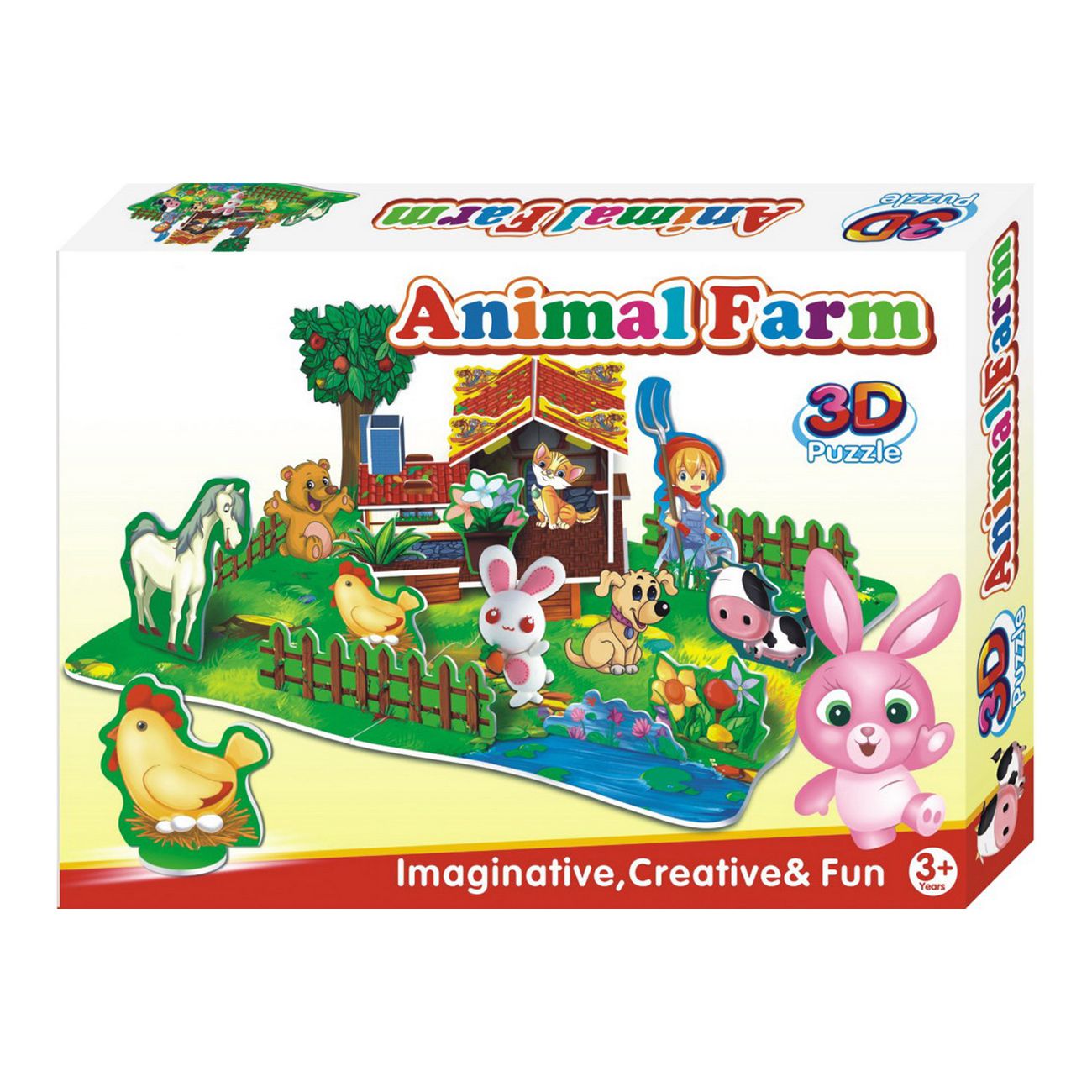 3D Puzzle / Slagalica Farma životinja - cover