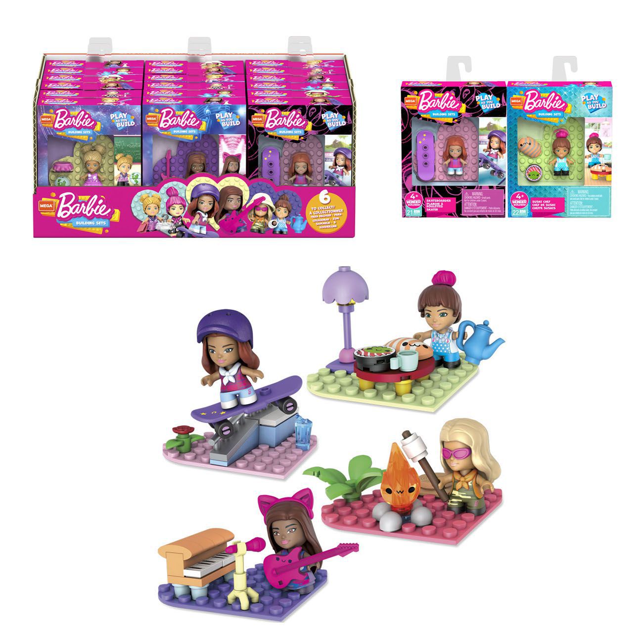 Barbie Mega Construx, Setovi gradnje - cover
