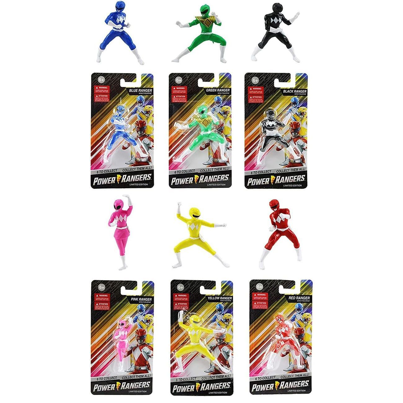 Power Rangers, mini figura u blisteru - cover