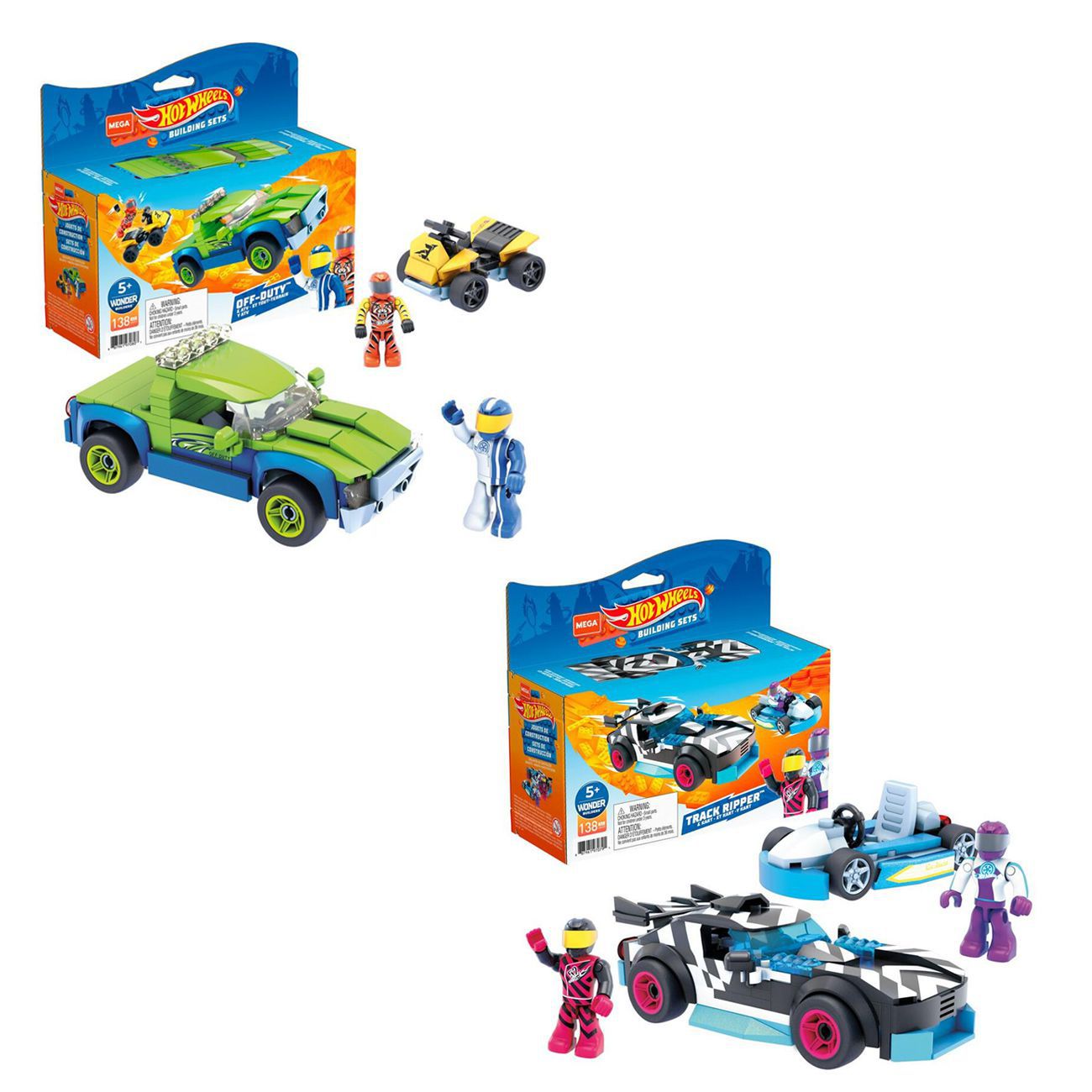 Mega, Set za gradnju, Hot Wheels auti, 2s - cover