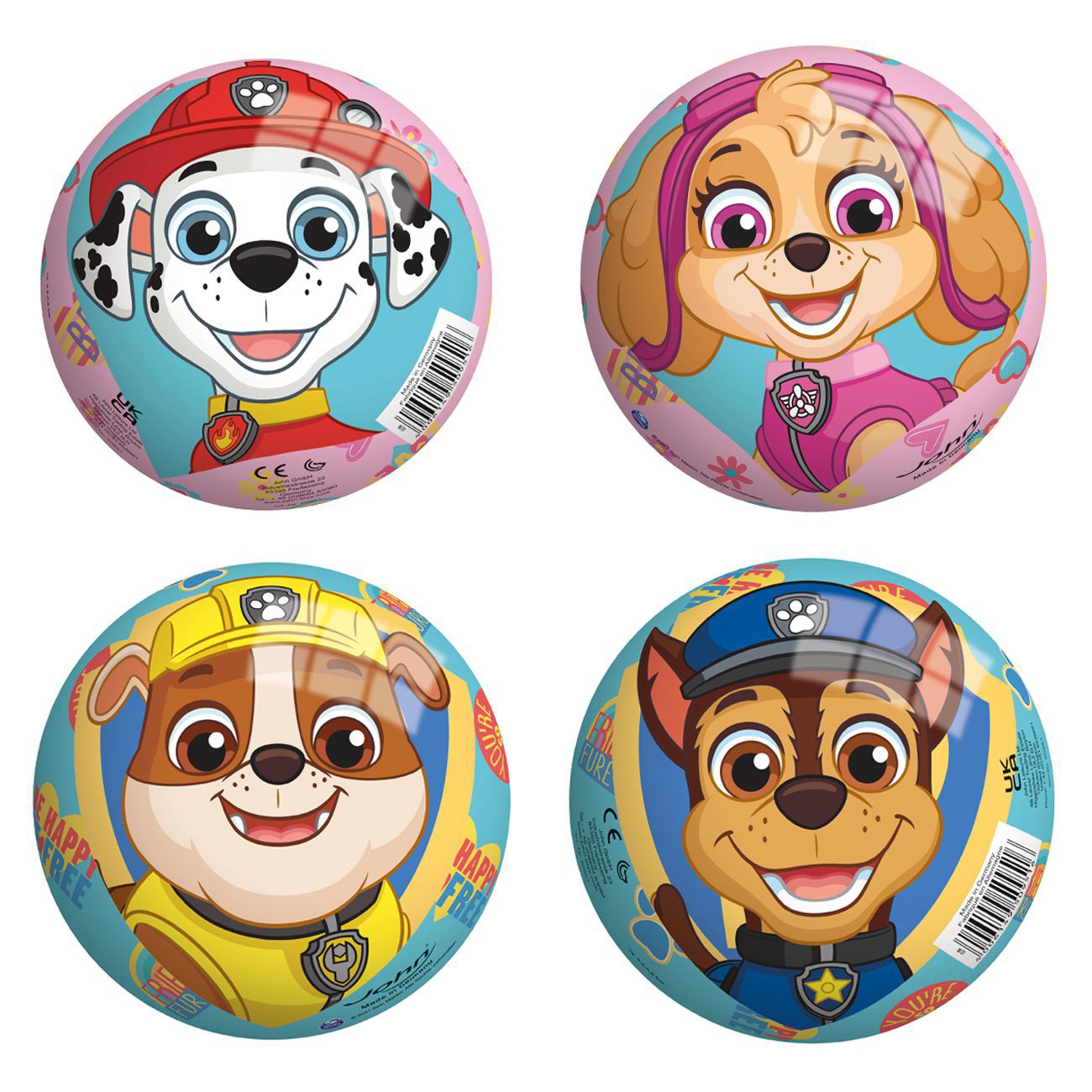 Lopta Paw Patrol 13 cm, sorto - cover