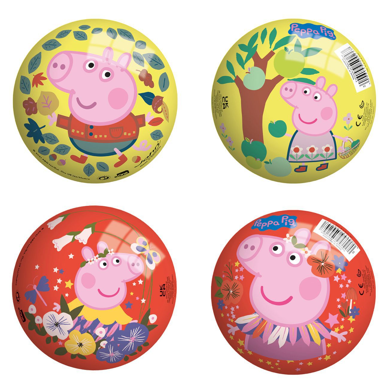 Lopta Peppa Pig 13 cm, sorto - cover