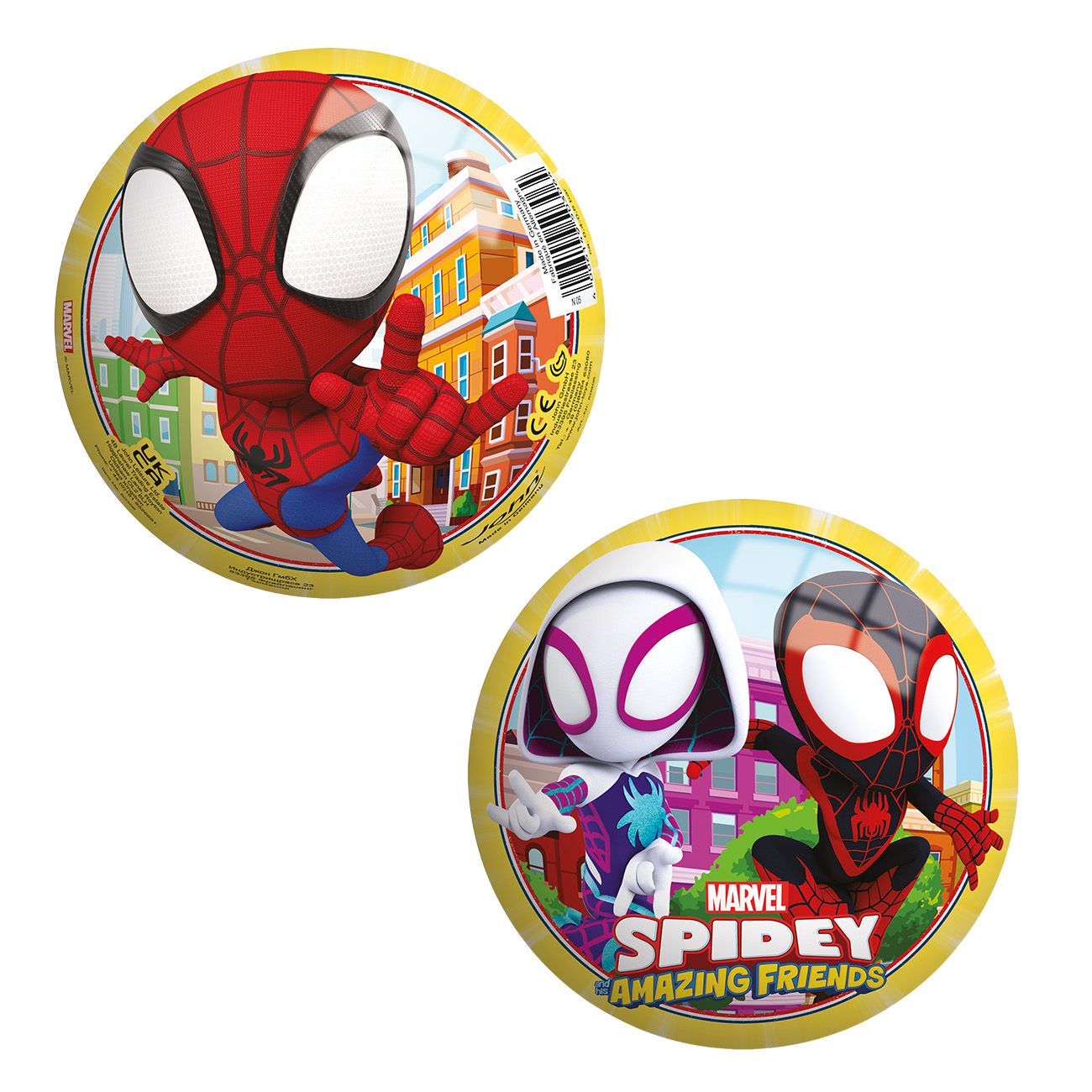 Lopta Spidey Friends 13 cm, sorto - cover