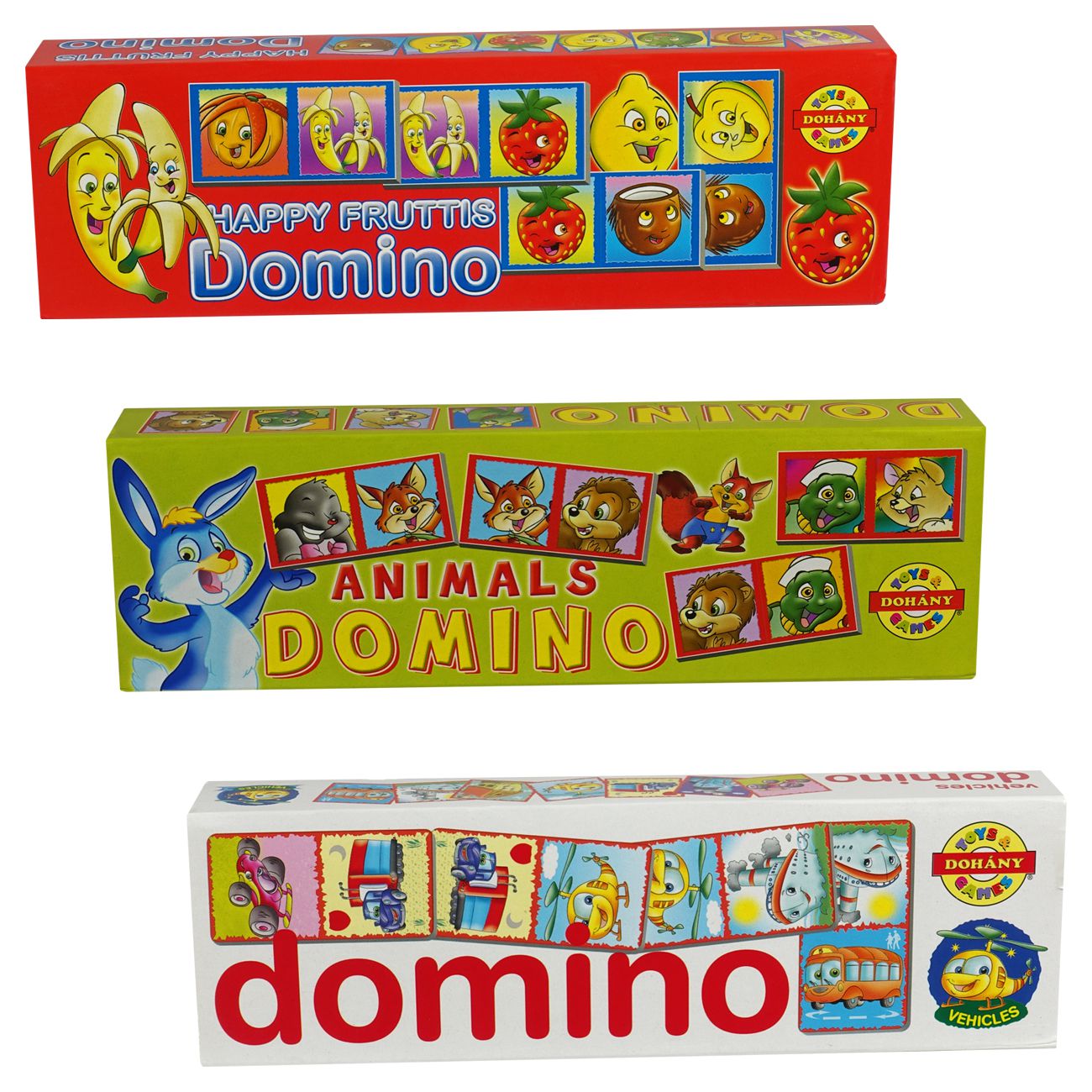 Domino sa sličicama set od 28 pločica - cover