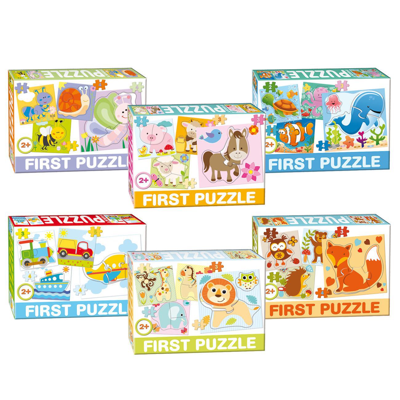 Moje prve puzzle 2-4 dijela - cover