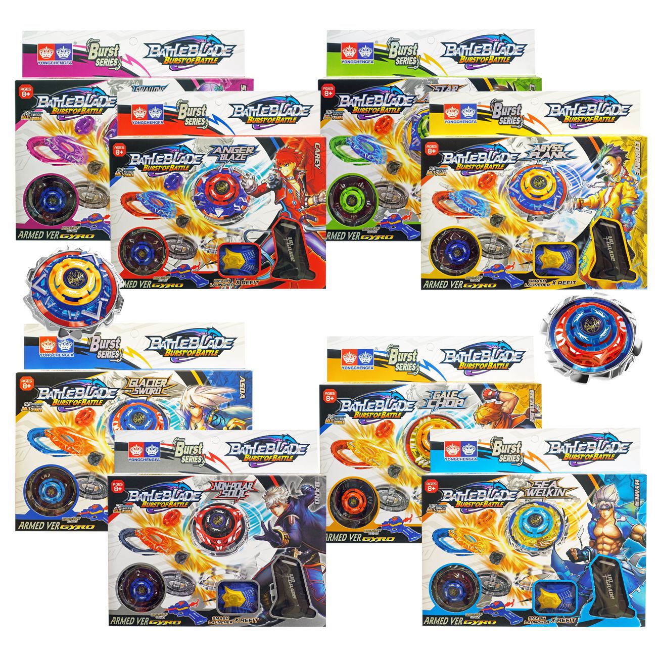 Battle Blade serija Armed Ver Gyro 8s - cover