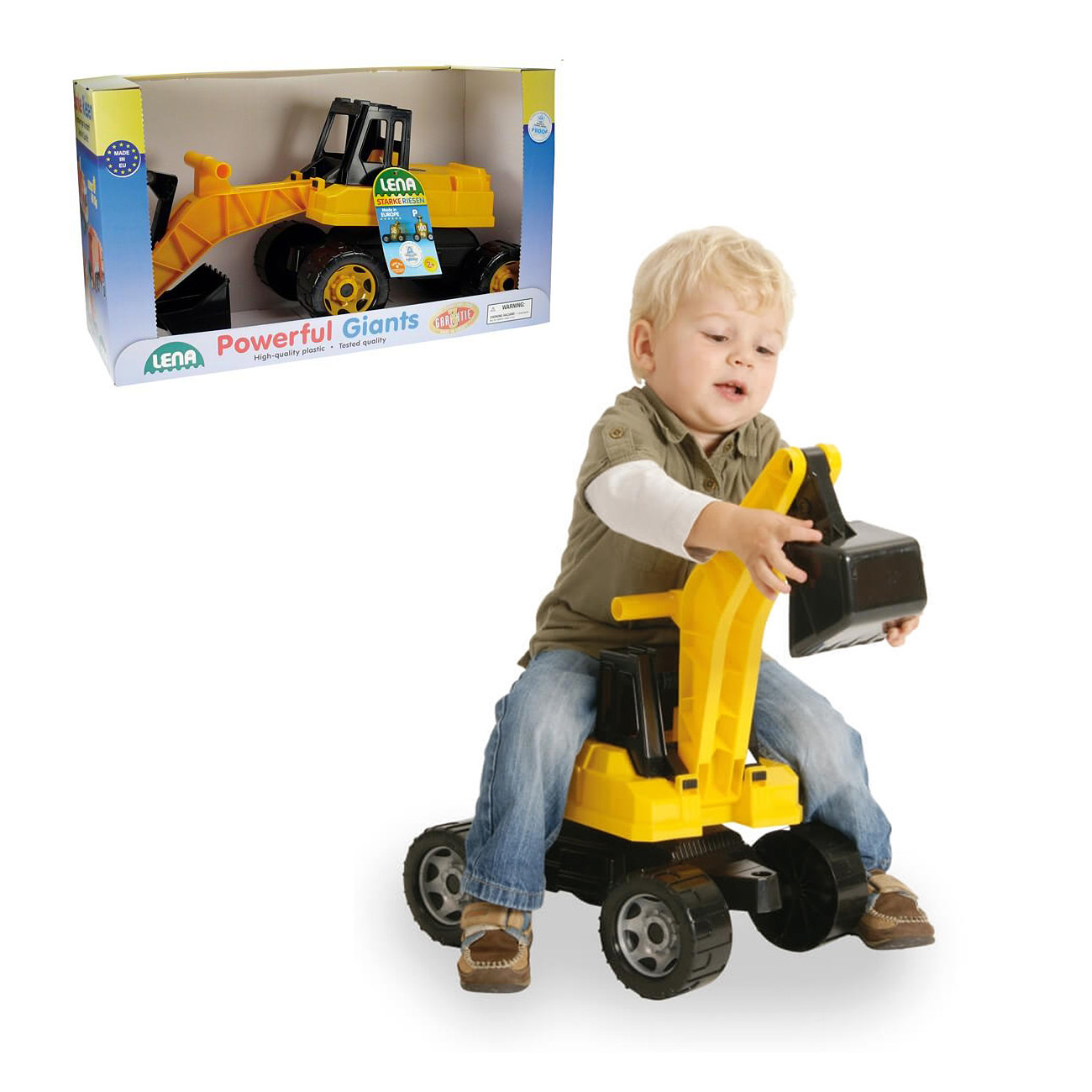 LENA, Giga Trucks, rovokopač - cover