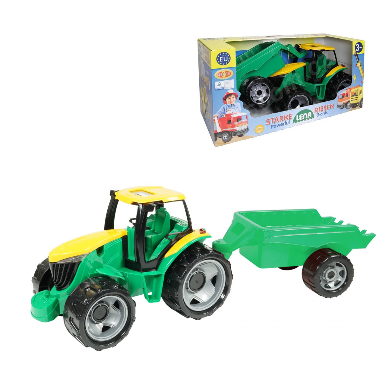 LENA, Giga Trucks, traktor s prikolicom - cover
