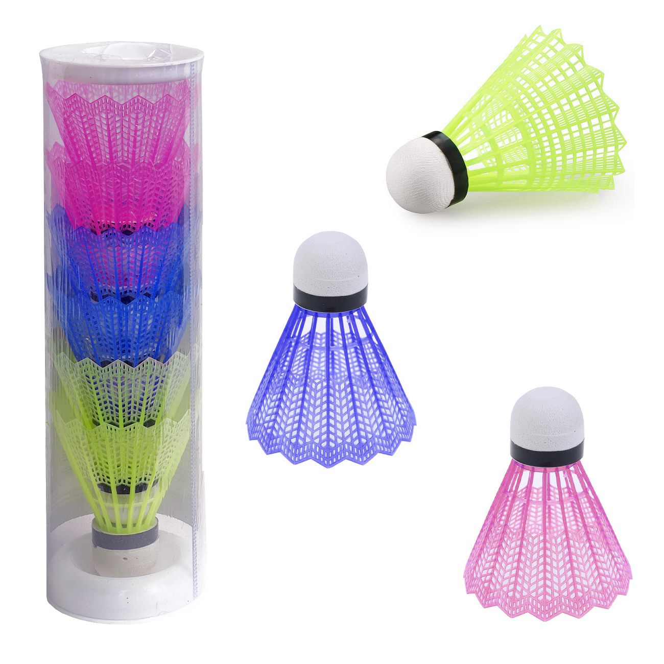 Plastične loptice za badminton 6/1 tuba - cover