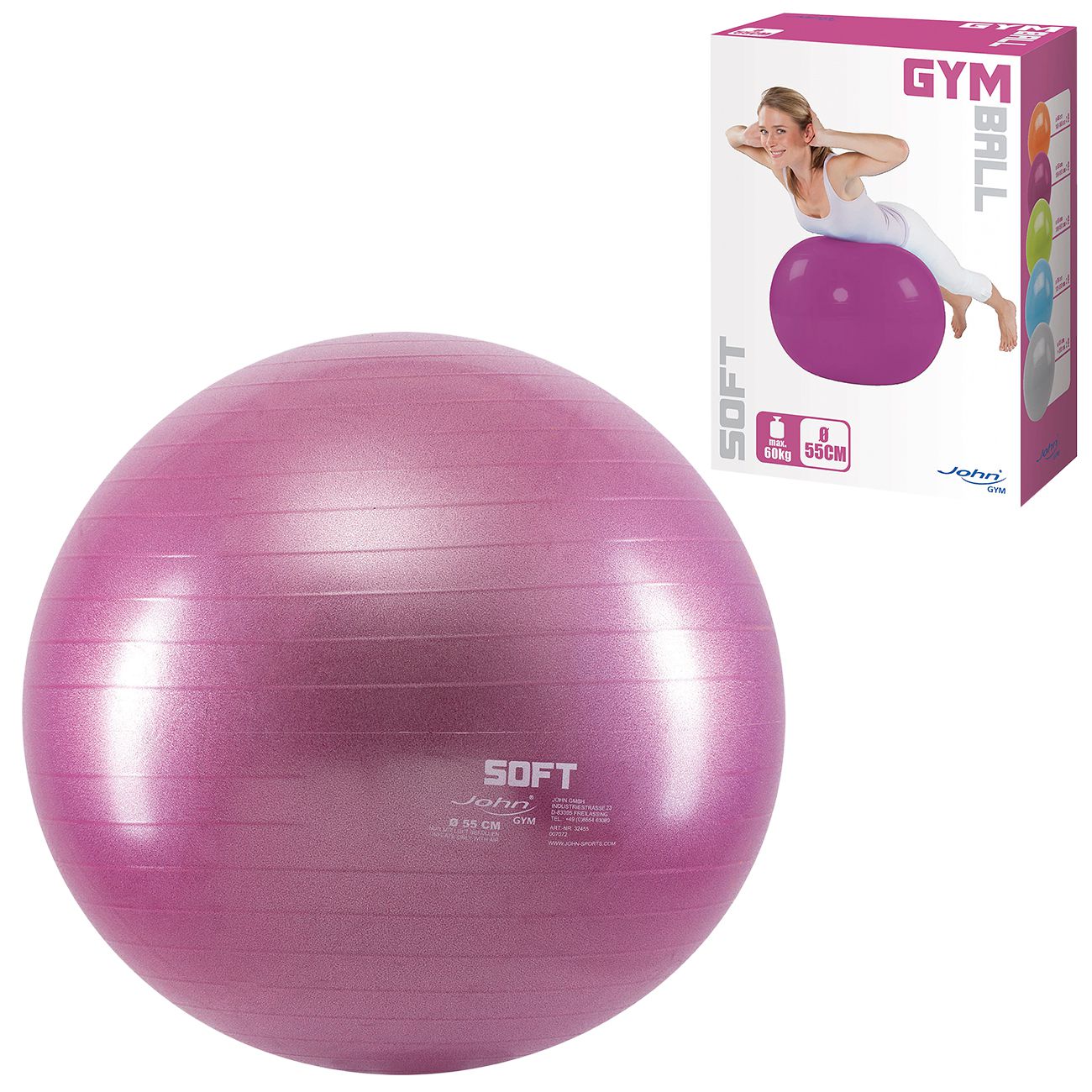 Gimnastička lopta Gym Soft 55 cm - cover