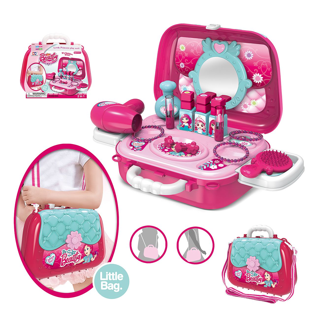 Kozmetički set u torbi - chic - cover