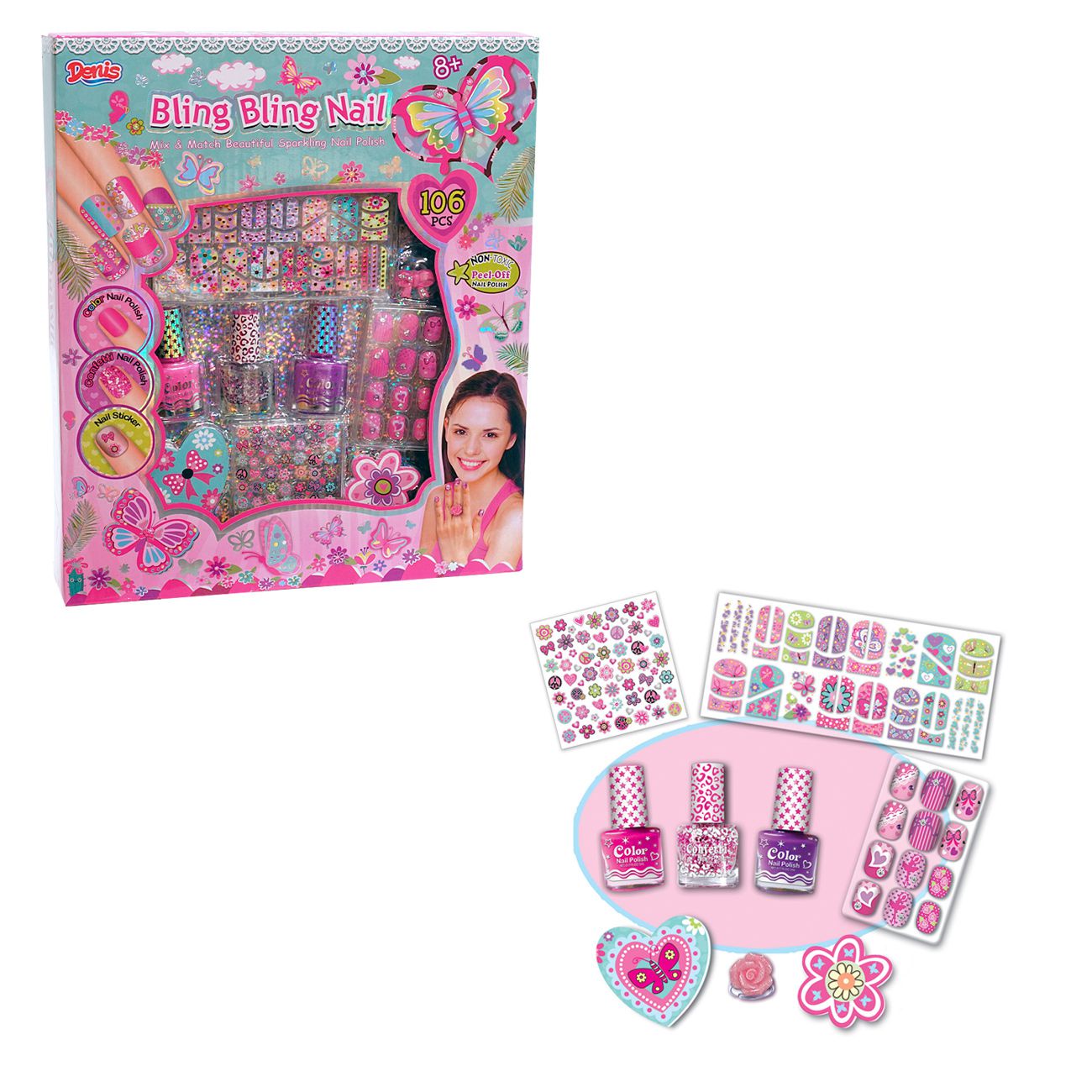 Kozmetički set za nokte Bling Bling 9/1 pak - cover