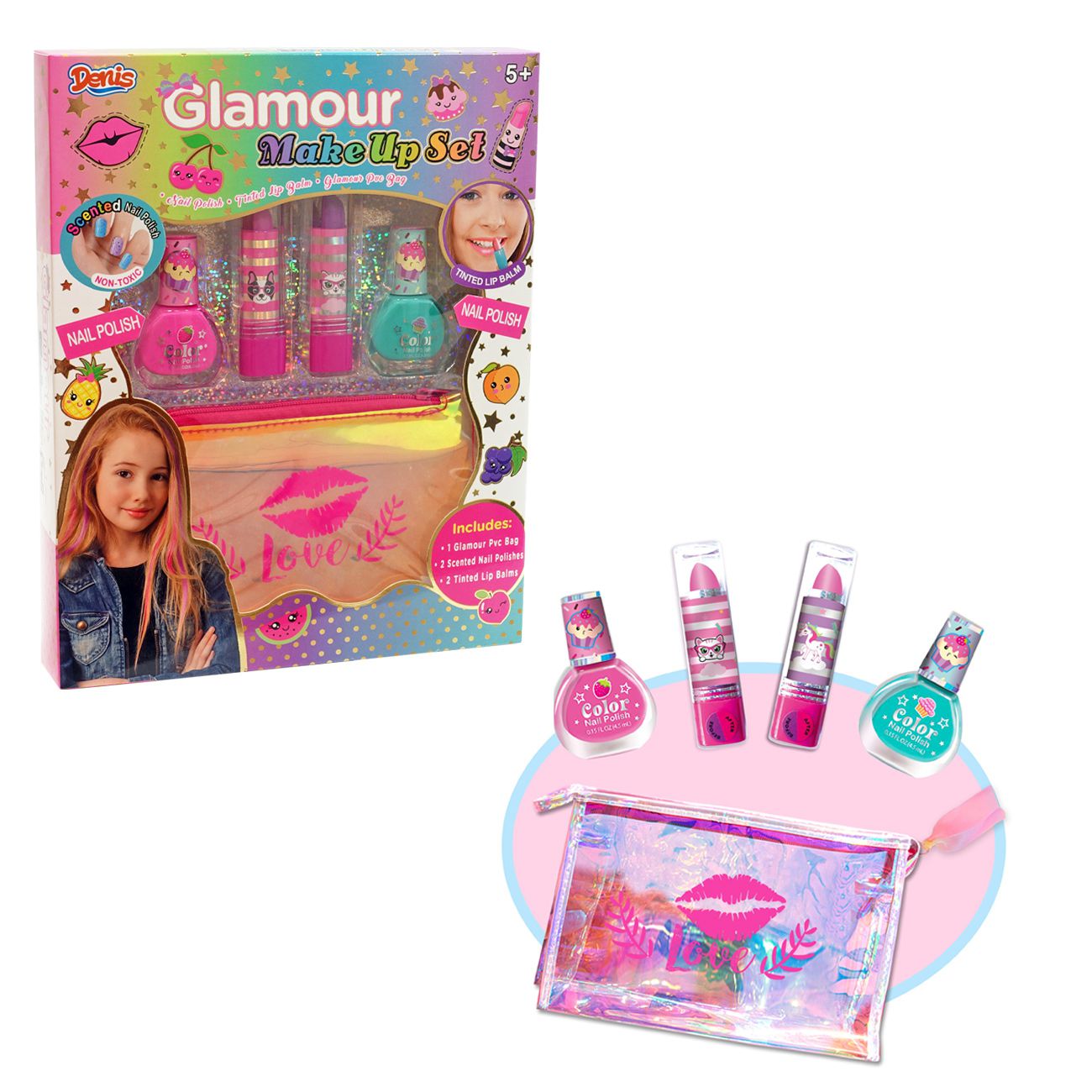 Kozmetički makeup set Glamour 5/1 pak - cover