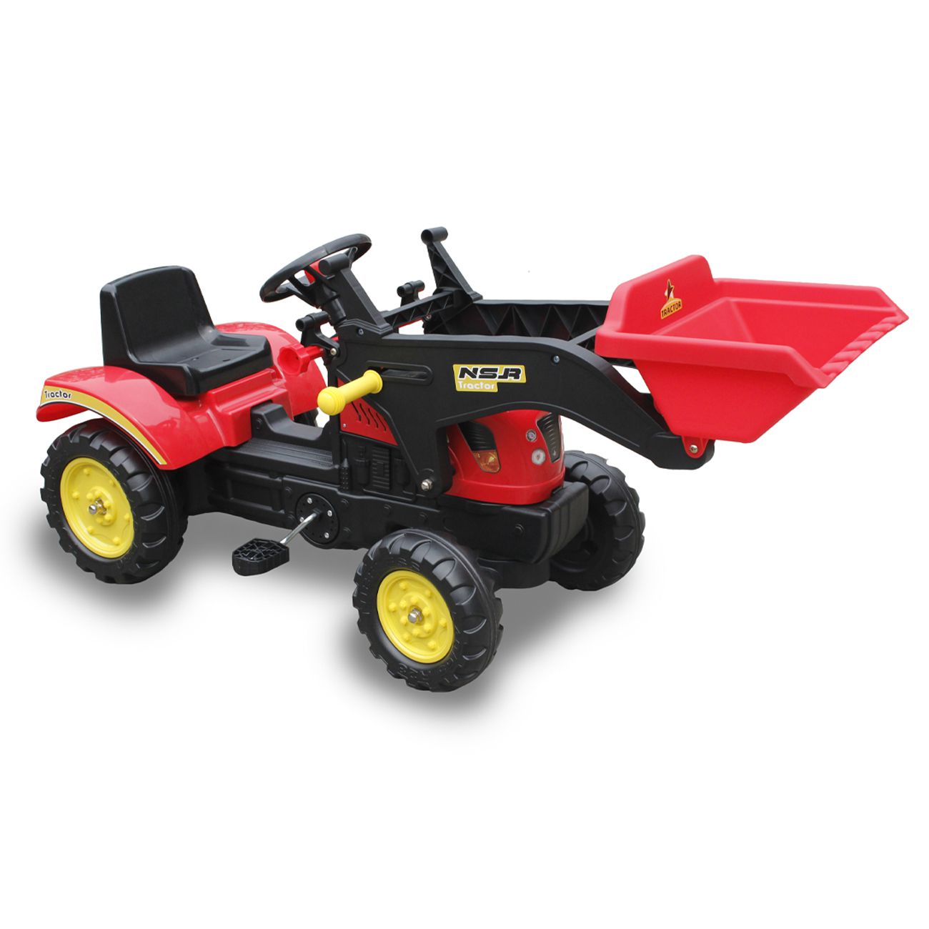 Traktor bager NSA na pedale - cover