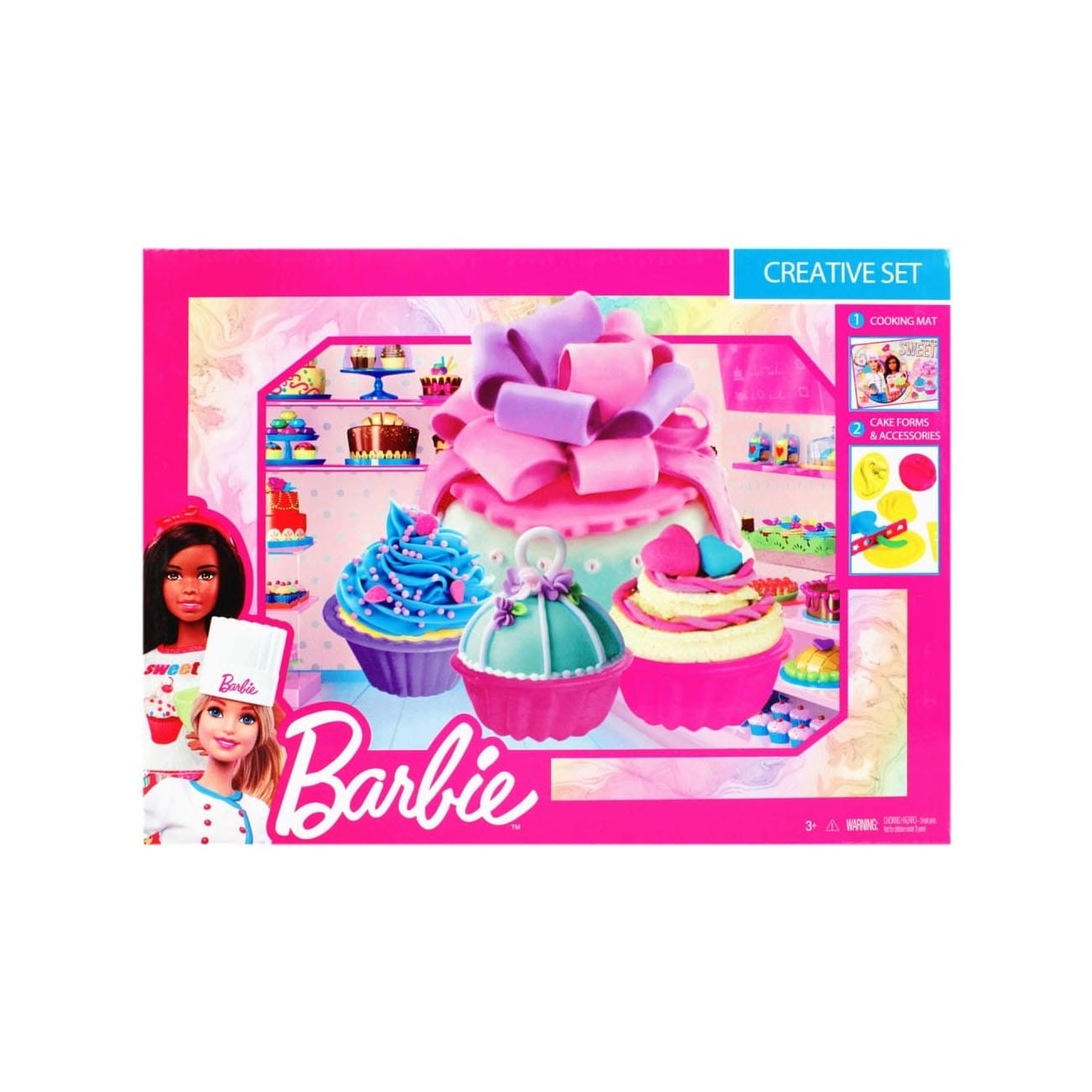 Barbie, masa za modeliranje, kreativna pekara, 6x56g - cover