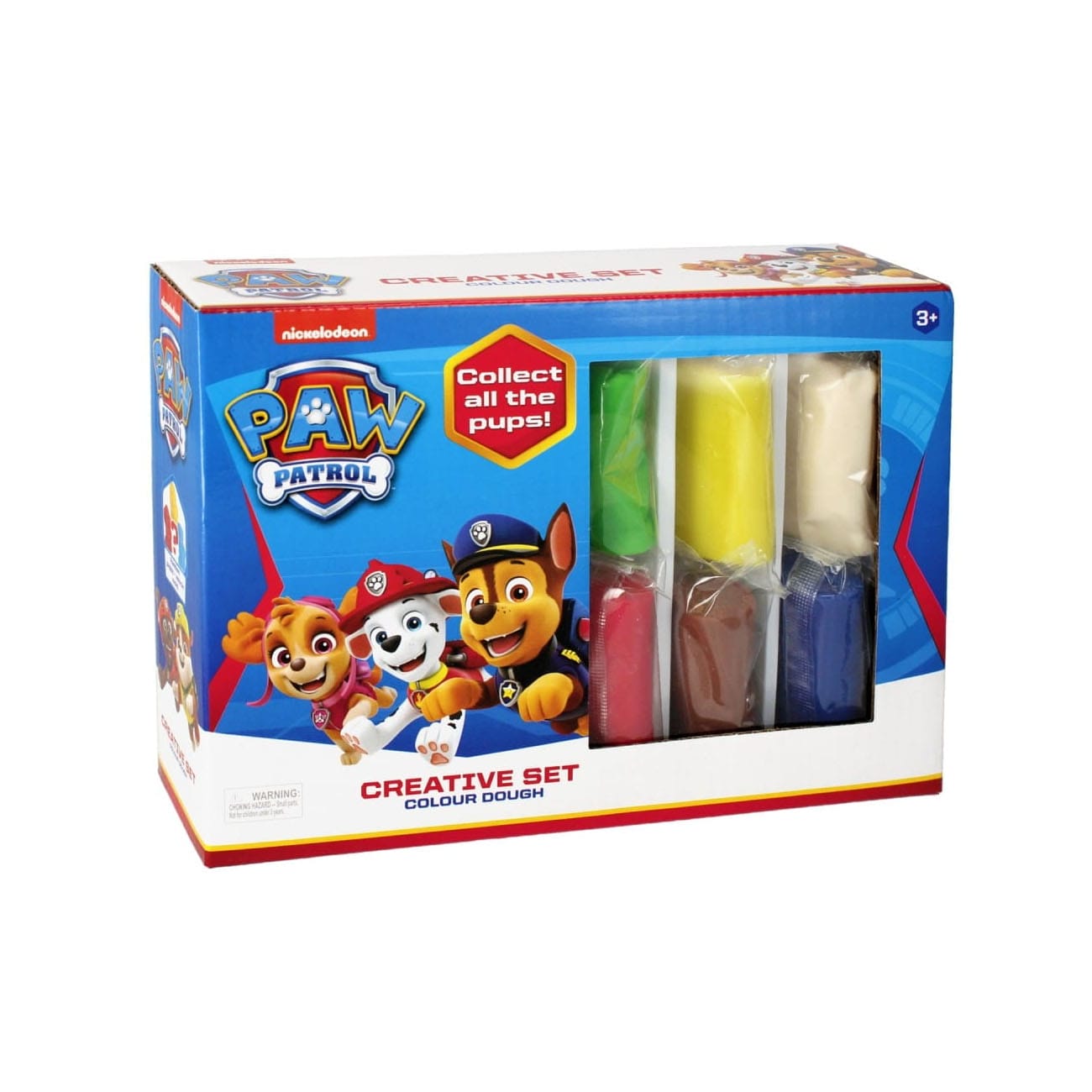 Paw Patrol, masa za modeliranje, 6x30g, 2 kalupa, alat - cover