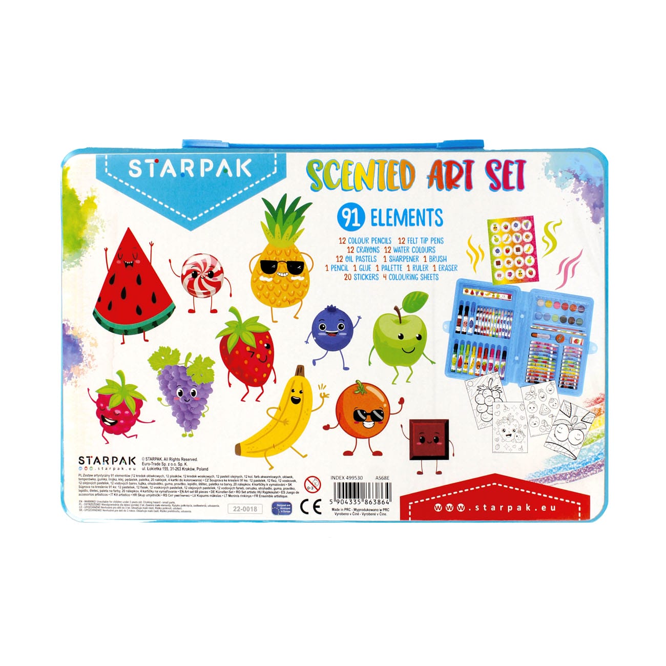 Starpak. umjetični set 91/1 dij. u kutiji, s voćnim mirisom - cover