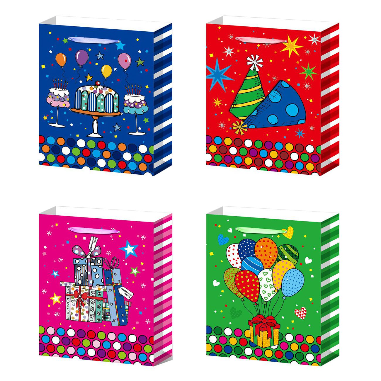 B-day 3D vrećica, 40x30x12cm, 4s - cover