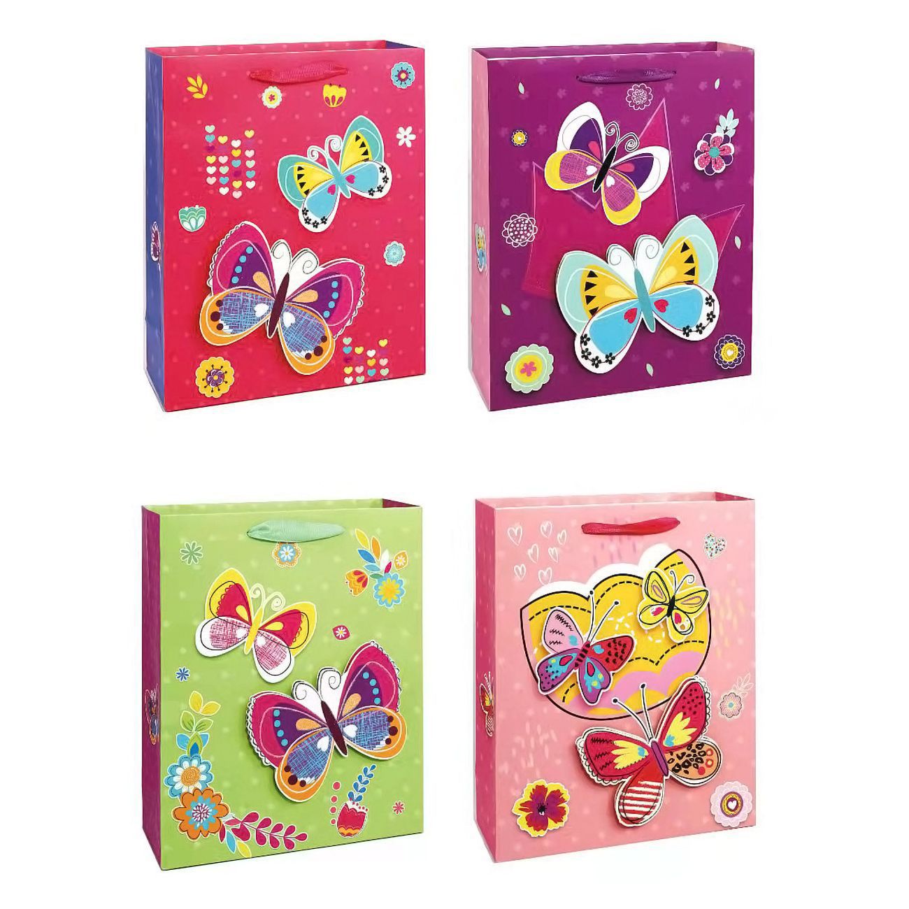 Poklon vrećica 24*8*18 cm leptiri - cover