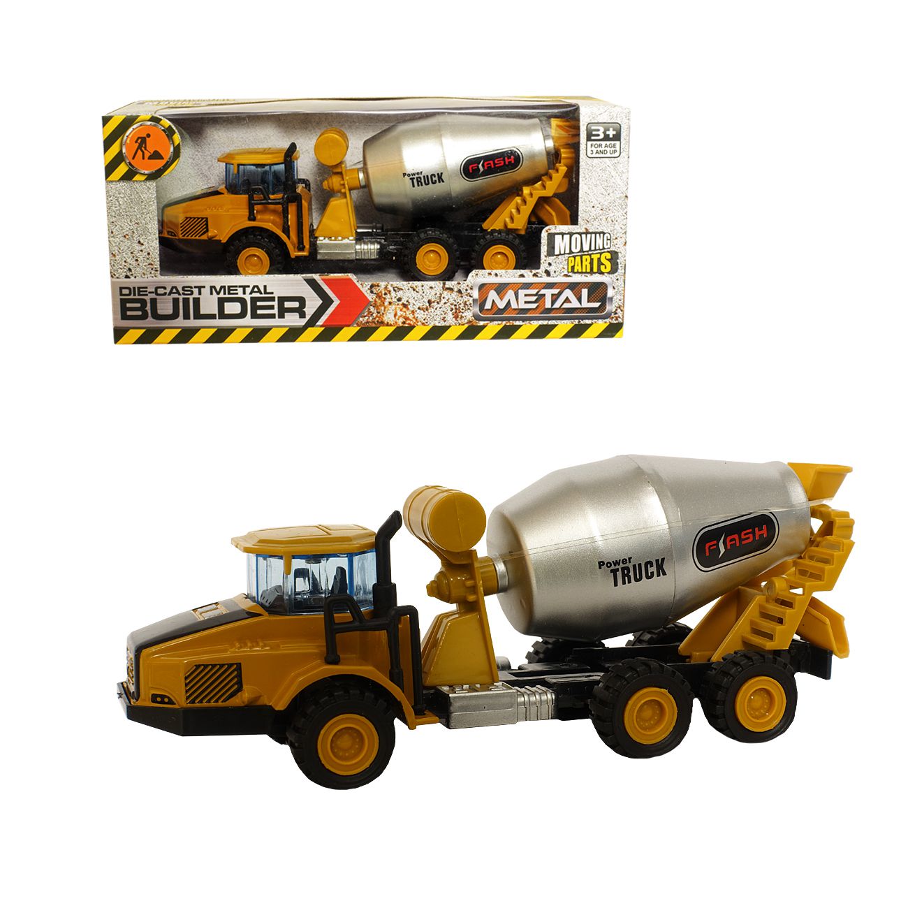 Kamion miješalica za cement, 14 cm, die-cast model - cover