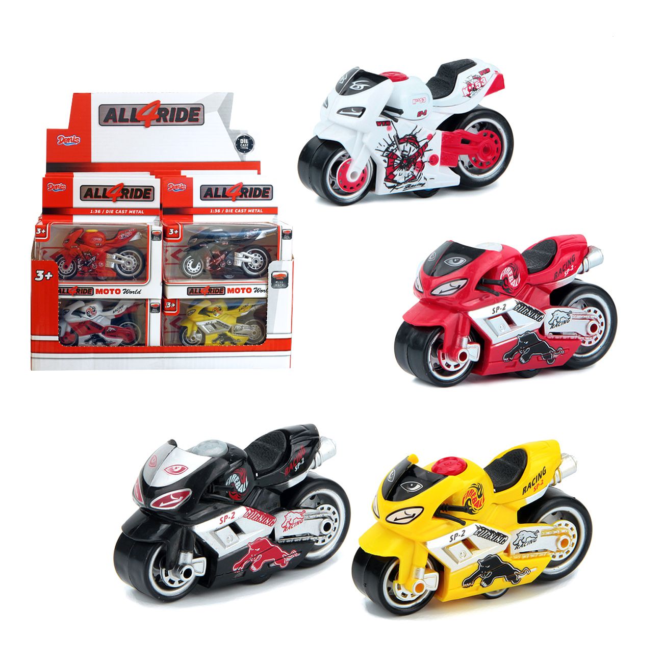 Die-cast motor 1:32 4s - cover