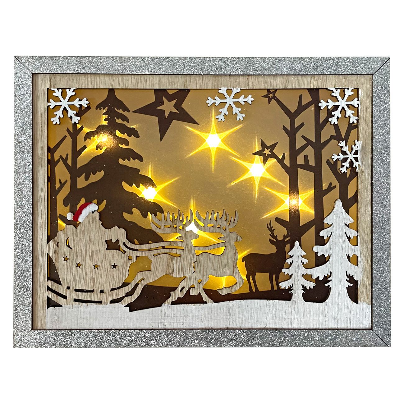 Božićni ukras LED slika 30*24 cm - cover