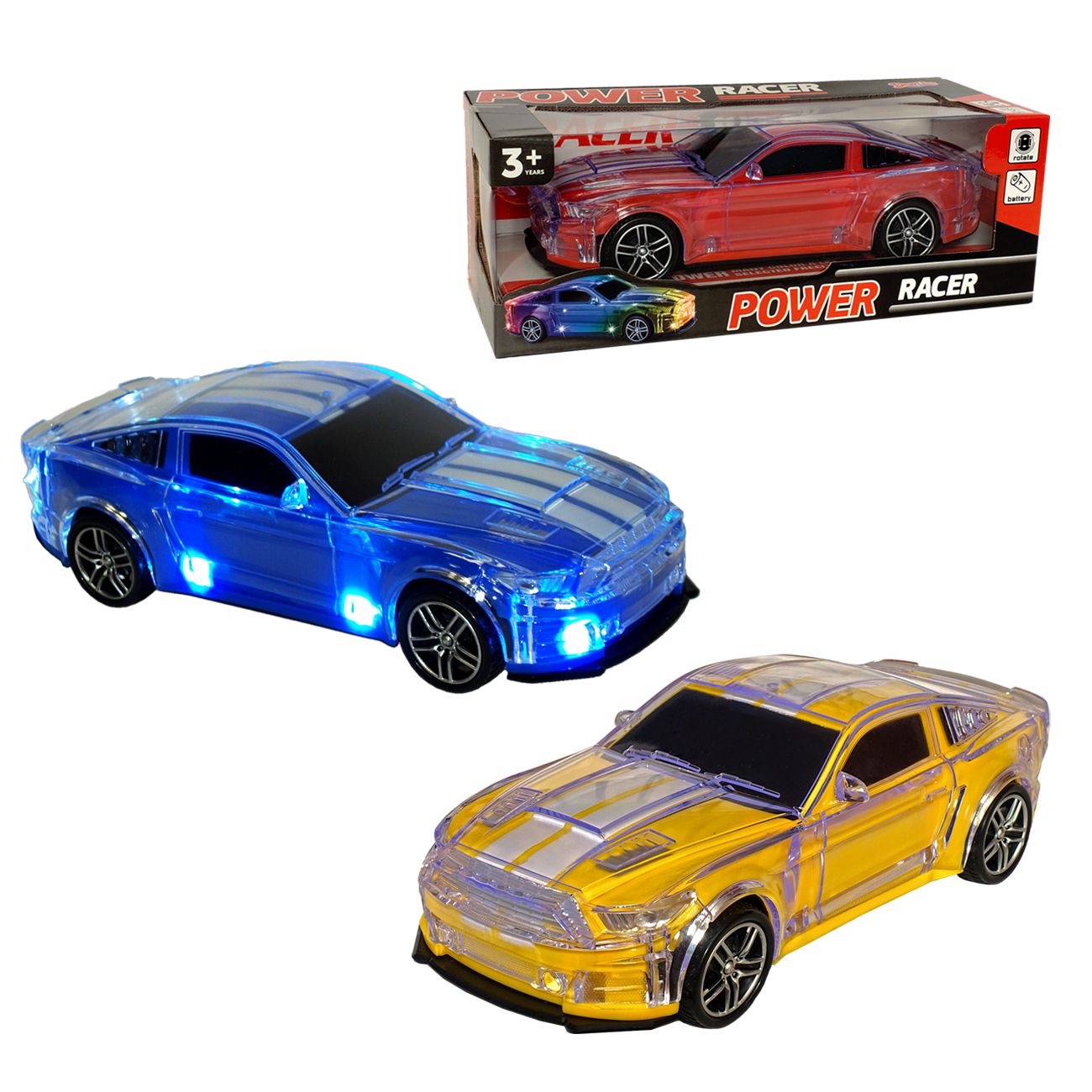 Trkaći autić Power Racer sa svjetlosnim efektima - cover