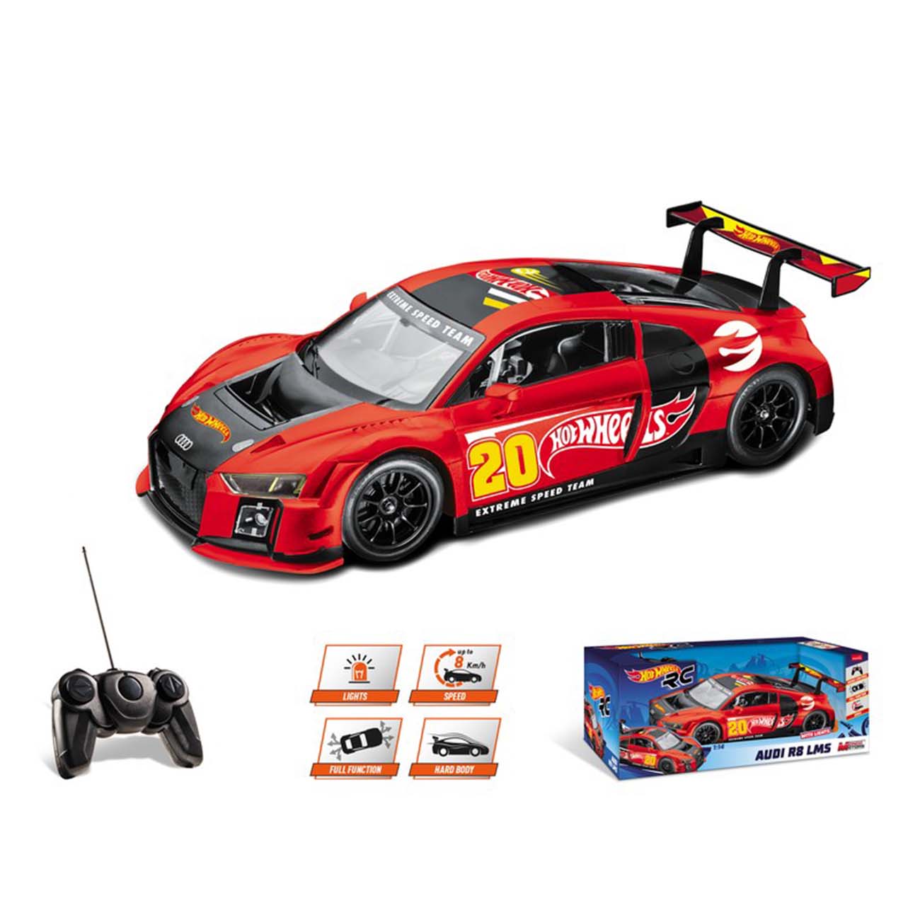 Hot Wheels Audi R8 LMS autić na daljinsko upravljanje - cover