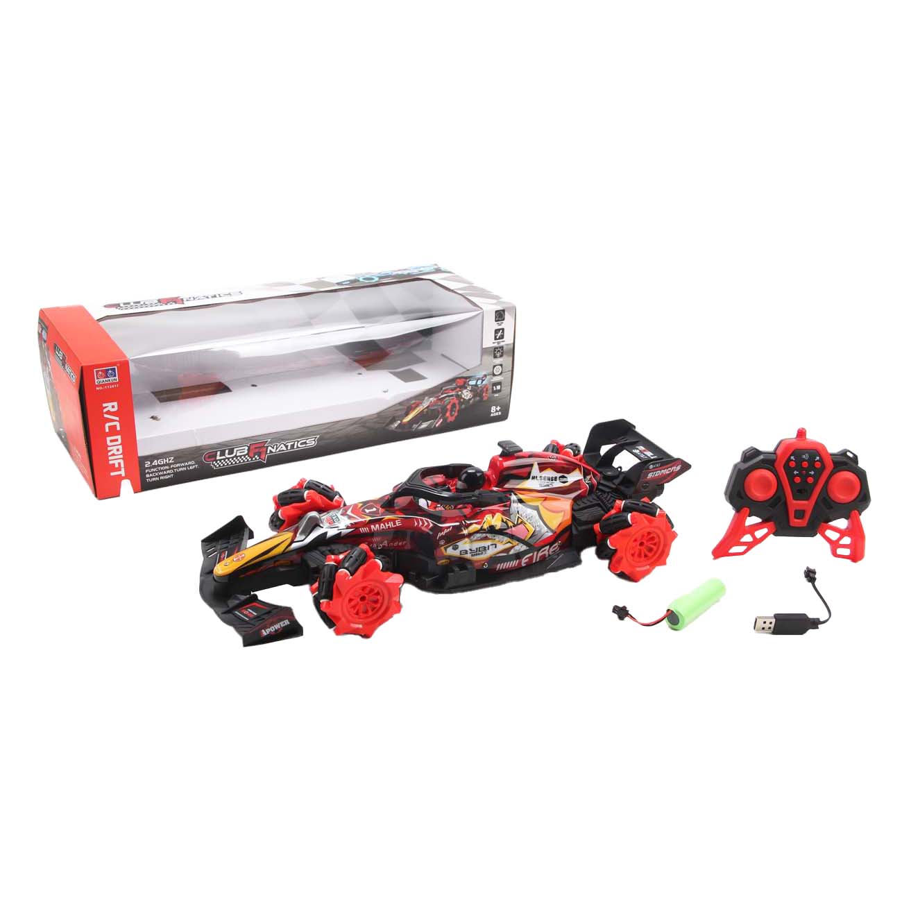 Trkaći auto na dalj. upravljanje, Formula na bat, USB - cover