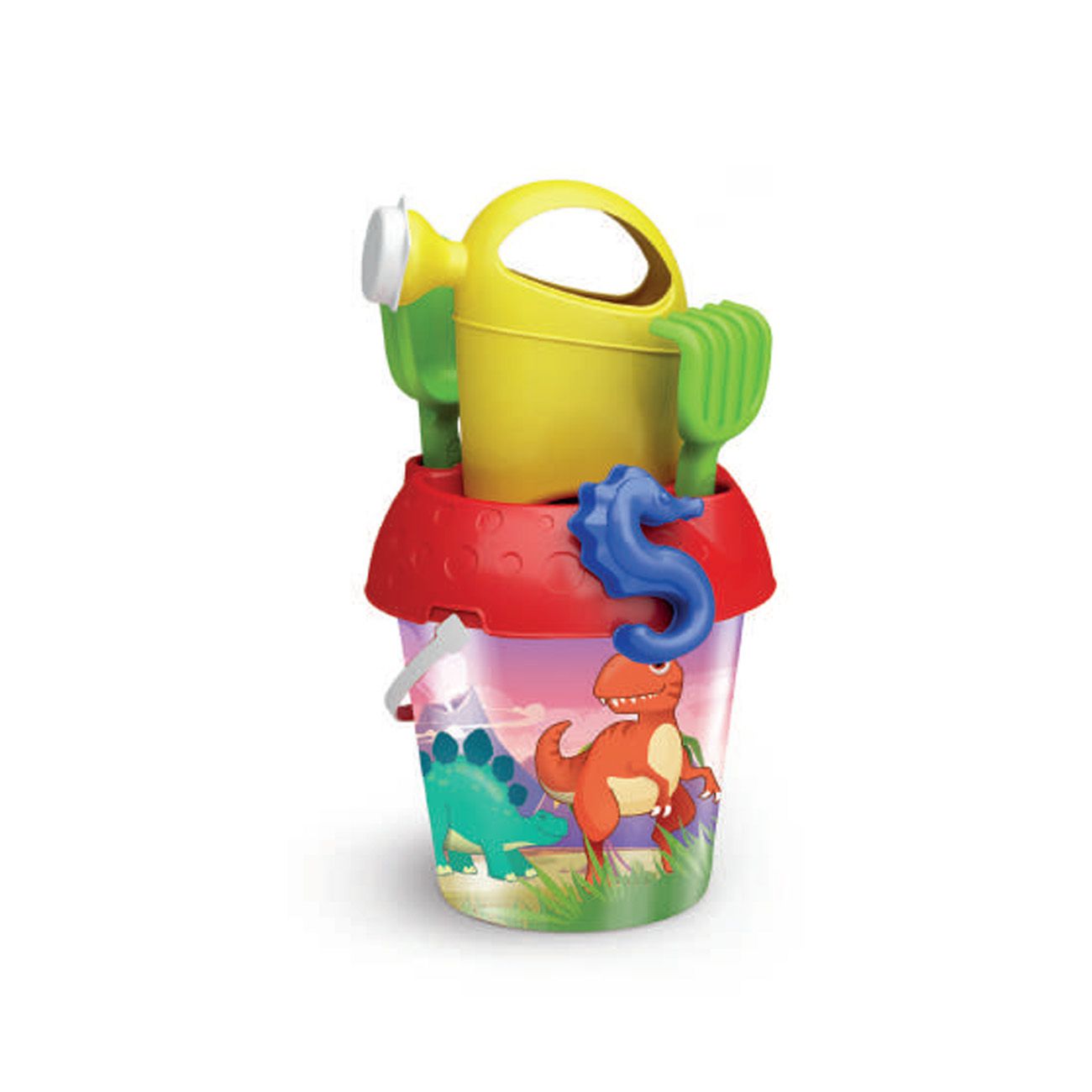 Set za pijesak Dinosauri, 18 cm, holografski - cover