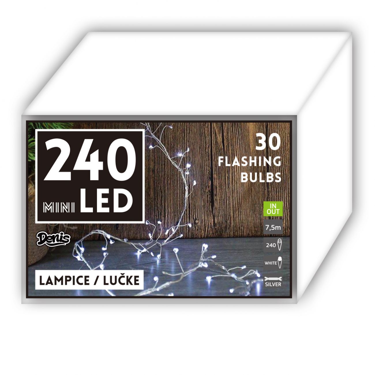 Mini LED lampice 240L, 30 flash - cover