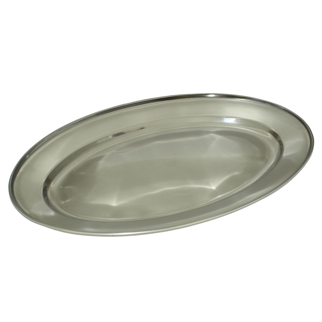 Inox ovalni poslužavnik, 45 cm - cover