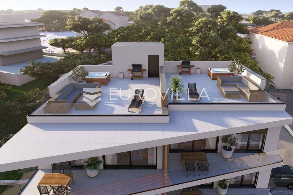 Čiovo, dvosoban penthaouse s krovnom terasom I pogledom na more - cover