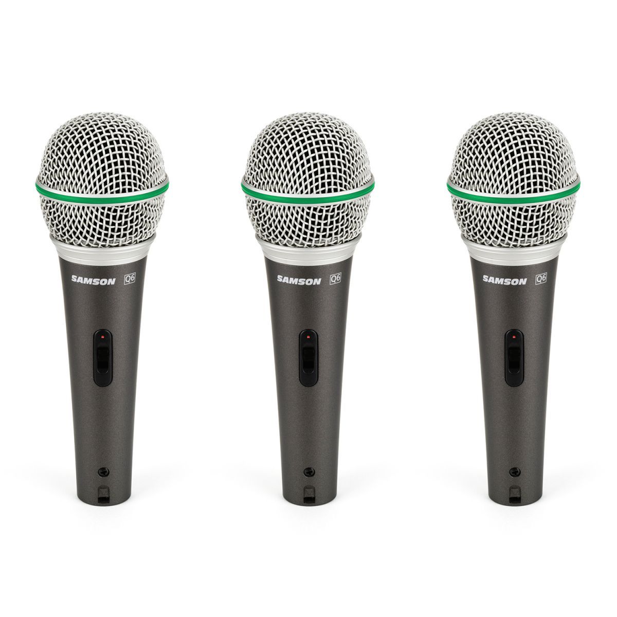 SAMSON Q6 3 PACK DYNAMIC MICROPHONE - cover
