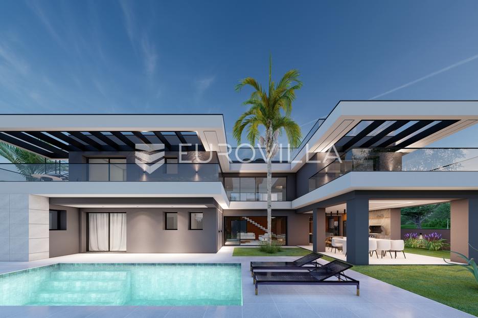 Istra, Pomer, unikatna, moderna villa  20 m od mora NKP 417 m2 - cover