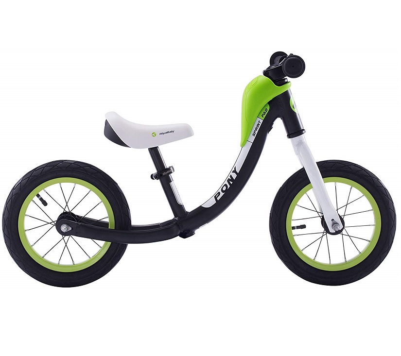 Royal Baby Dječji bicikl bez pedala Pony crni - aluminij - cover