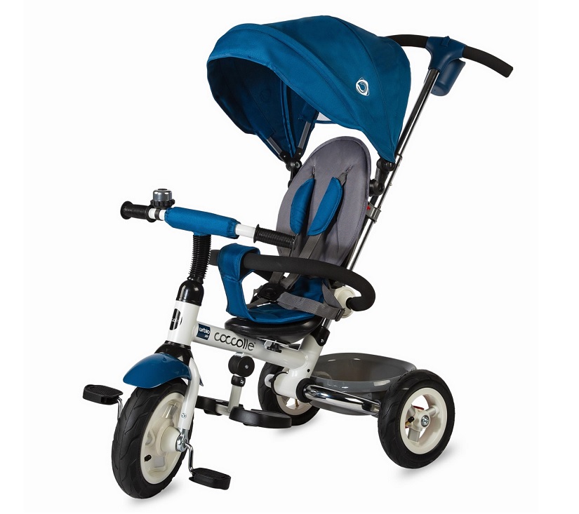 Dječji tricikl Urbio plavi - gume na pumpanje - cover