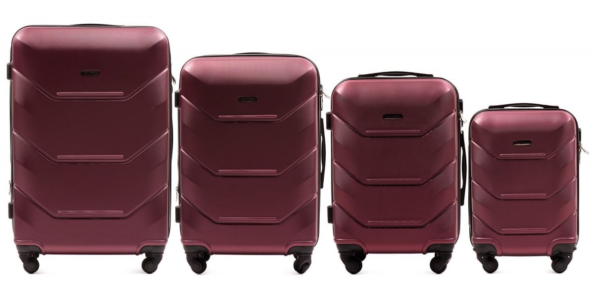 WINGS 147 set 4 kofera (L, M, S, XS) Burgundi - cover